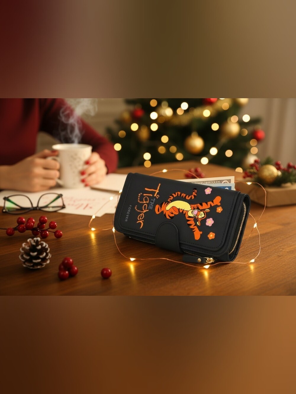 Tigger Navy Wallet Clutch by Unknown Brand - Navy